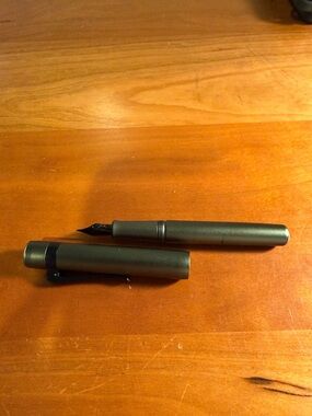 Hongdan M2 Matte Olive Green Fountain Pen with Removable Cap